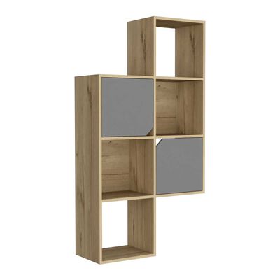 Imagen 1 del producto Biblioteca TuHome Debanhi Duna y Gris