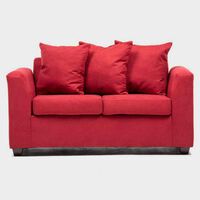 Sofá Cabsur Viena 2 Cuerpos Rojo