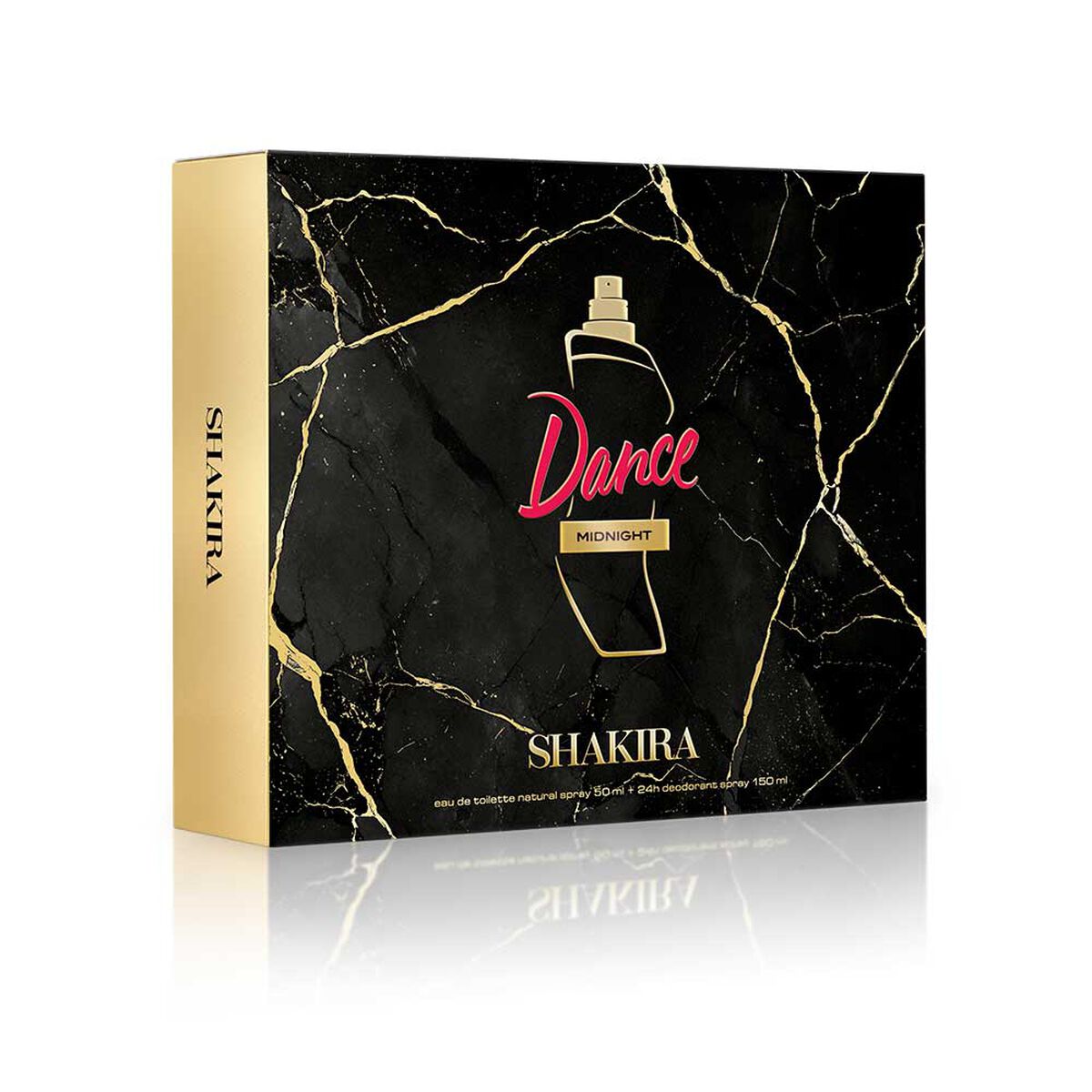 Set Perfume Shakira Mujer Dance Midnight EDT 50 ml + 24h Desodorante Spray 150 ml