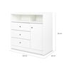 Cómoda CIC Kids 3 Cajones 1 Puerta Blanco