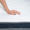 Cama Europea Flex 1,5 Plazas Marbella + Respaldo + Velador Asturias