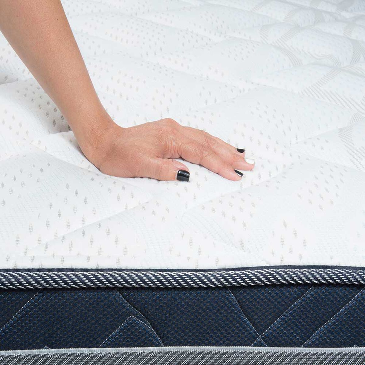 Cama Europea Flex 1,5 Plazas Marbella + Respaldo + Velador Asturias