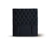 Respaldo Latam Home 1,5 Plazas Florencia Tela Velvet Negro