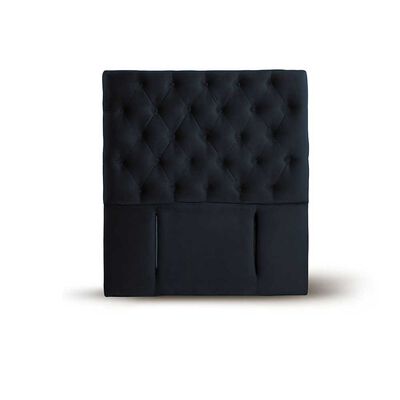 Respaldo Latam Home 1,5 Plazas Florencia Tela Velvet Negro