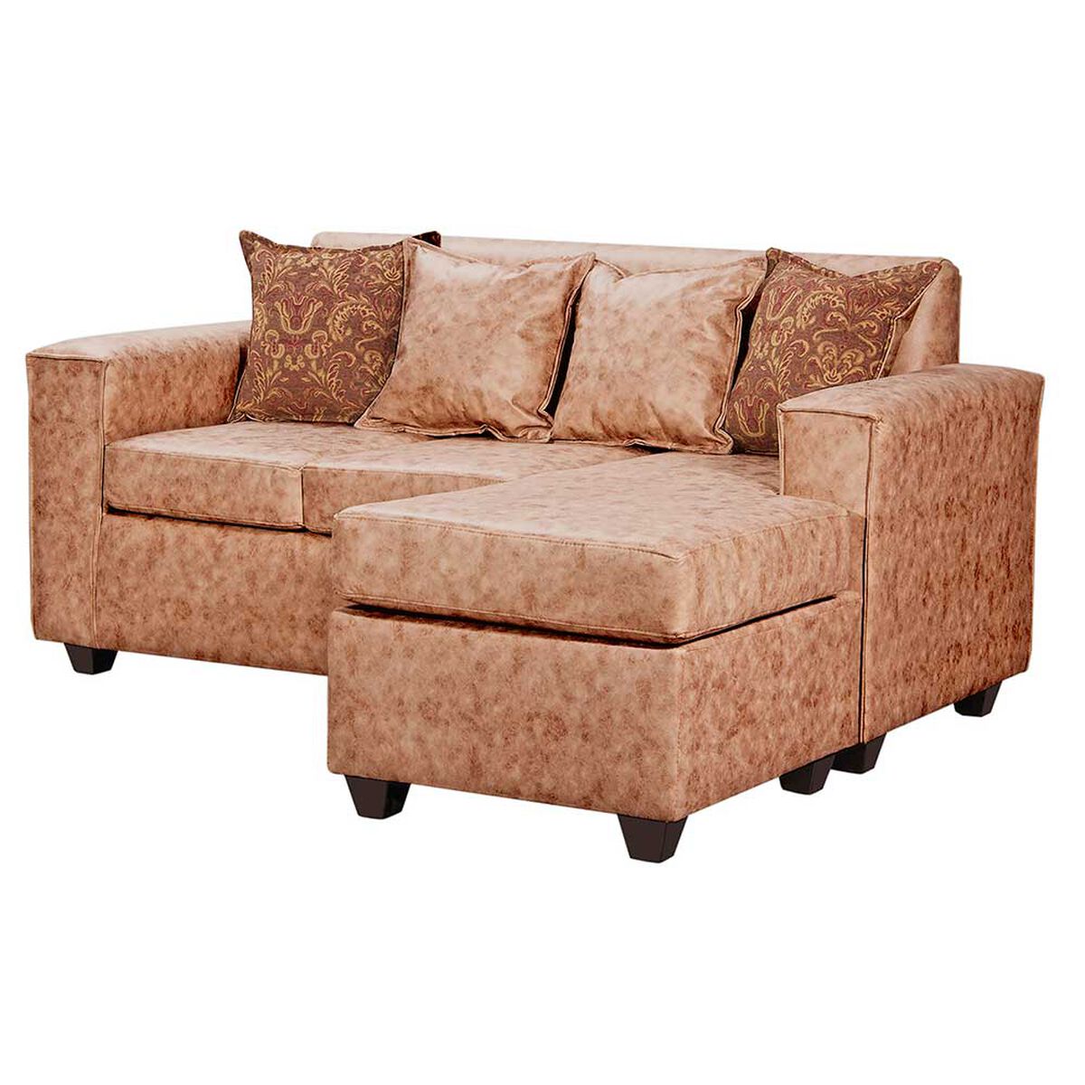 Sof&aacute; Seccional Black Factory Ezeiza 3 Cuerpos Terracota