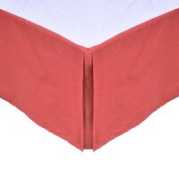 Faldón Mashini 144 Hilos 1,5 Plazas Liso Terracota