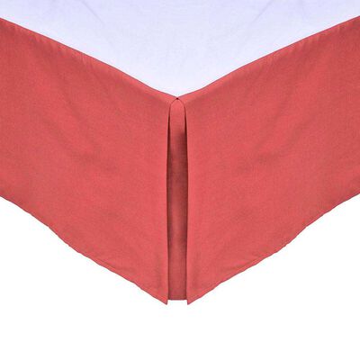 Faldón Mashini 144 Hilos 1,5 Plazas Liso Terracota