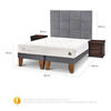 Cama Europea CIC Base Dividida 2 Plazas Cocopedic