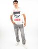 Polera Con Estampado Manga Corta Hombre Icono