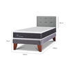 Cama Europea CIC 1,5 Plaza Ortopedic