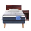 Cama Europea 1.5 Plazas Excellence Plus + Mueble + Respaldo