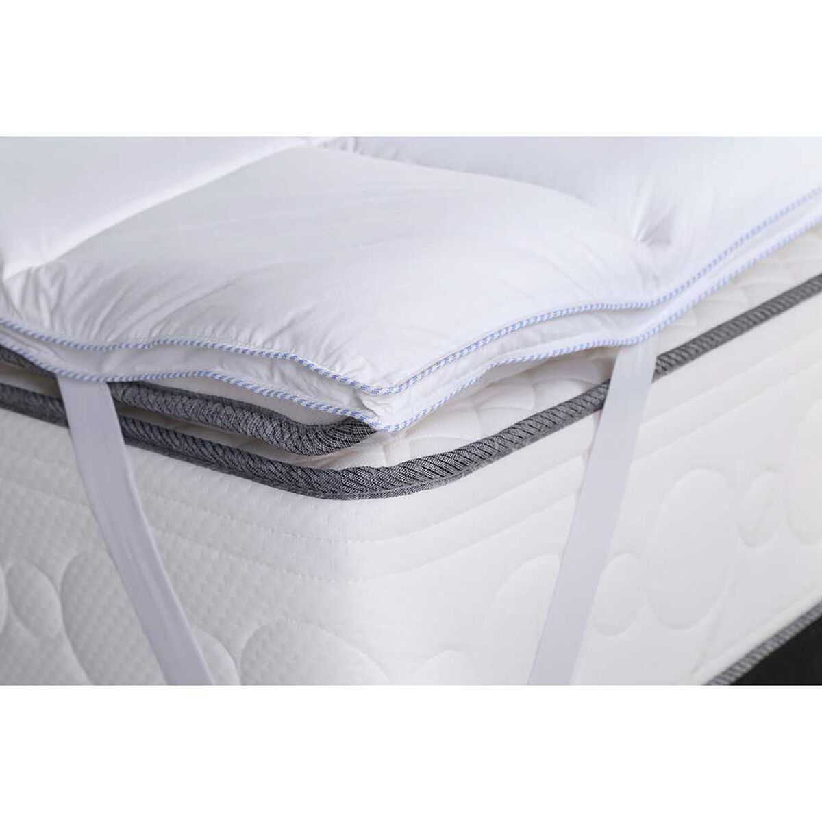 Topper Rosen 1,5 Plazas Microfibra Blanco