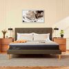 Cama Europea CIC Base Dividida 2 Plazas Hybrid Plus Infinity + Respaldo + 2 Veladores Munich