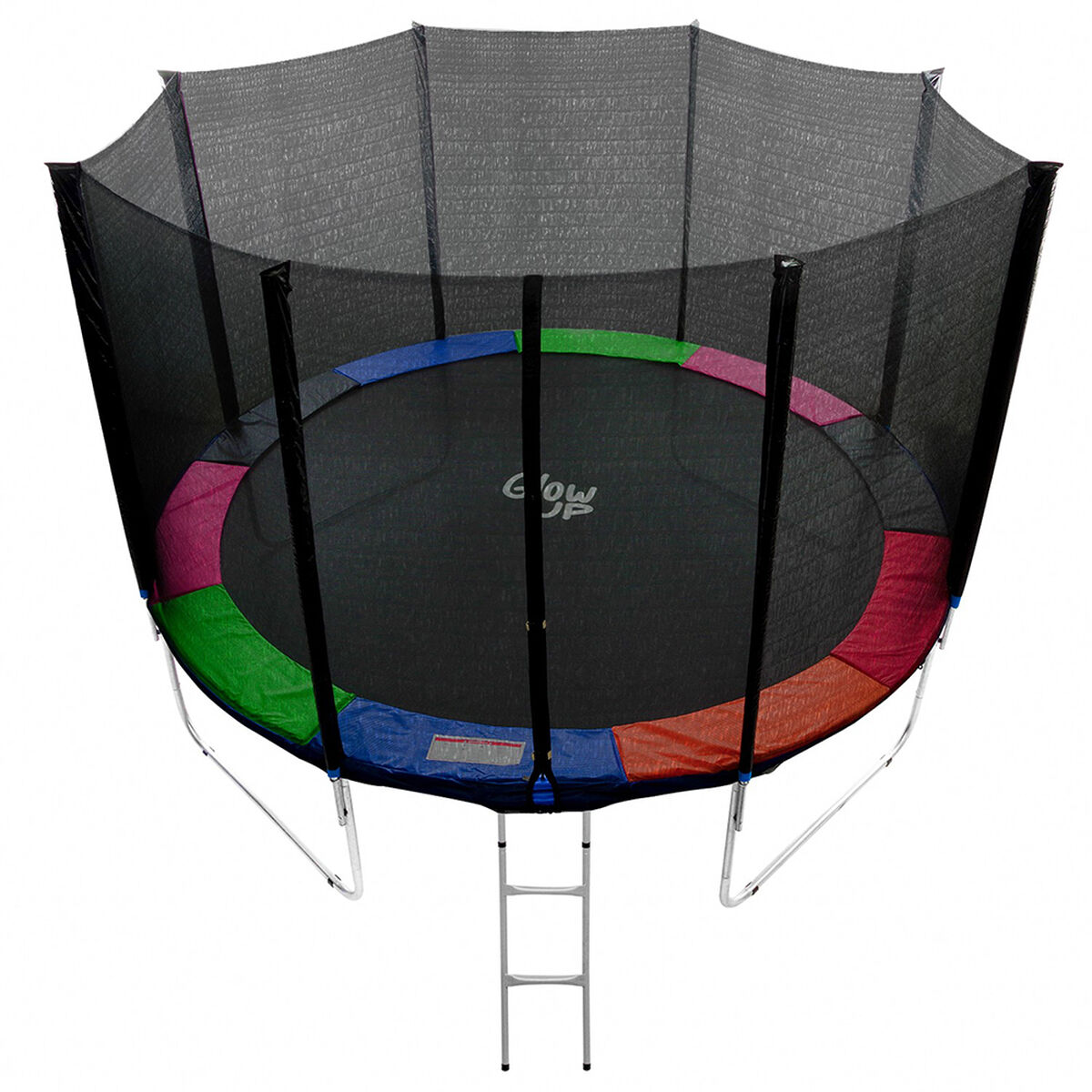 Cama Elástica Glow Up con Malla de Seguridad y Escalera
