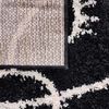 Alfombra Idetex Shaggy Monet 200 x 150 Negro