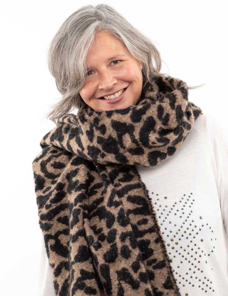 Bufanda Animal Print Mujer Bside