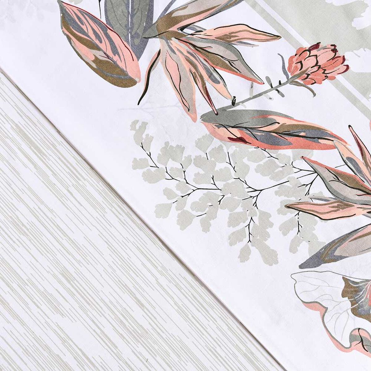 Juego de S&aacute;banas Estampado Elements & Co 200 Hilos 1,5 Plazas Melliard