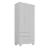 Closet Di Poretti Design Adoleta 2 Cajones 3 Puertas Blanco