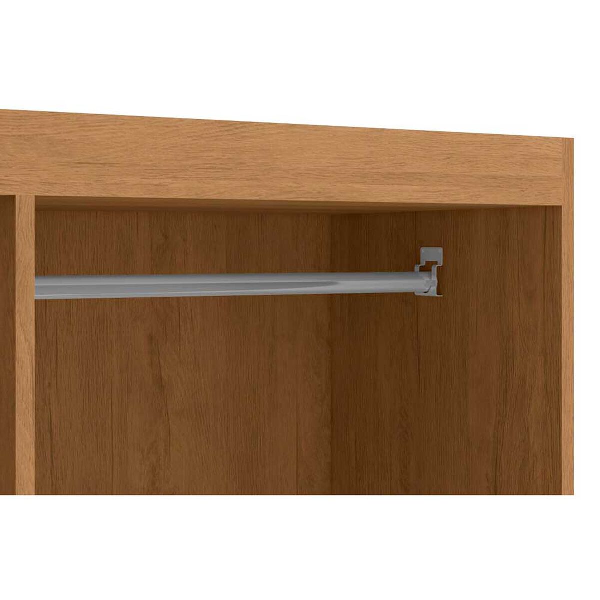 Closet Yardas Amelia 4 Puertas 3 Cajones con Espejo Freij&oacute; Negro