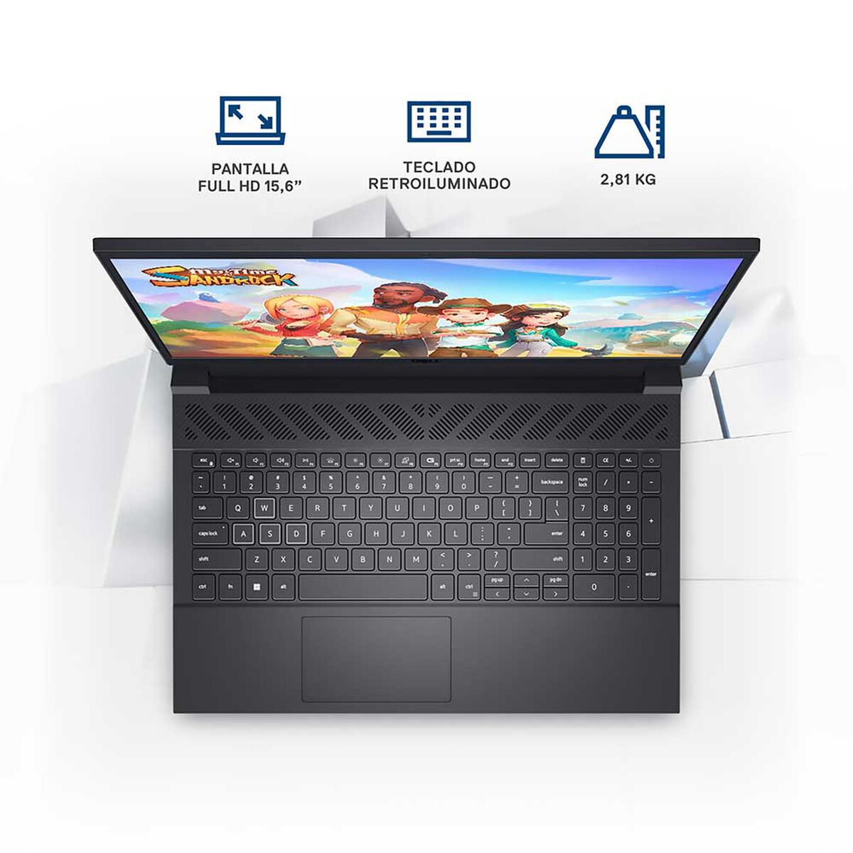 Notebook Gamer Dell G15 5535 Ryzen 7 16GB 512GB SSD 15,6" NVIDIA RTX 4060