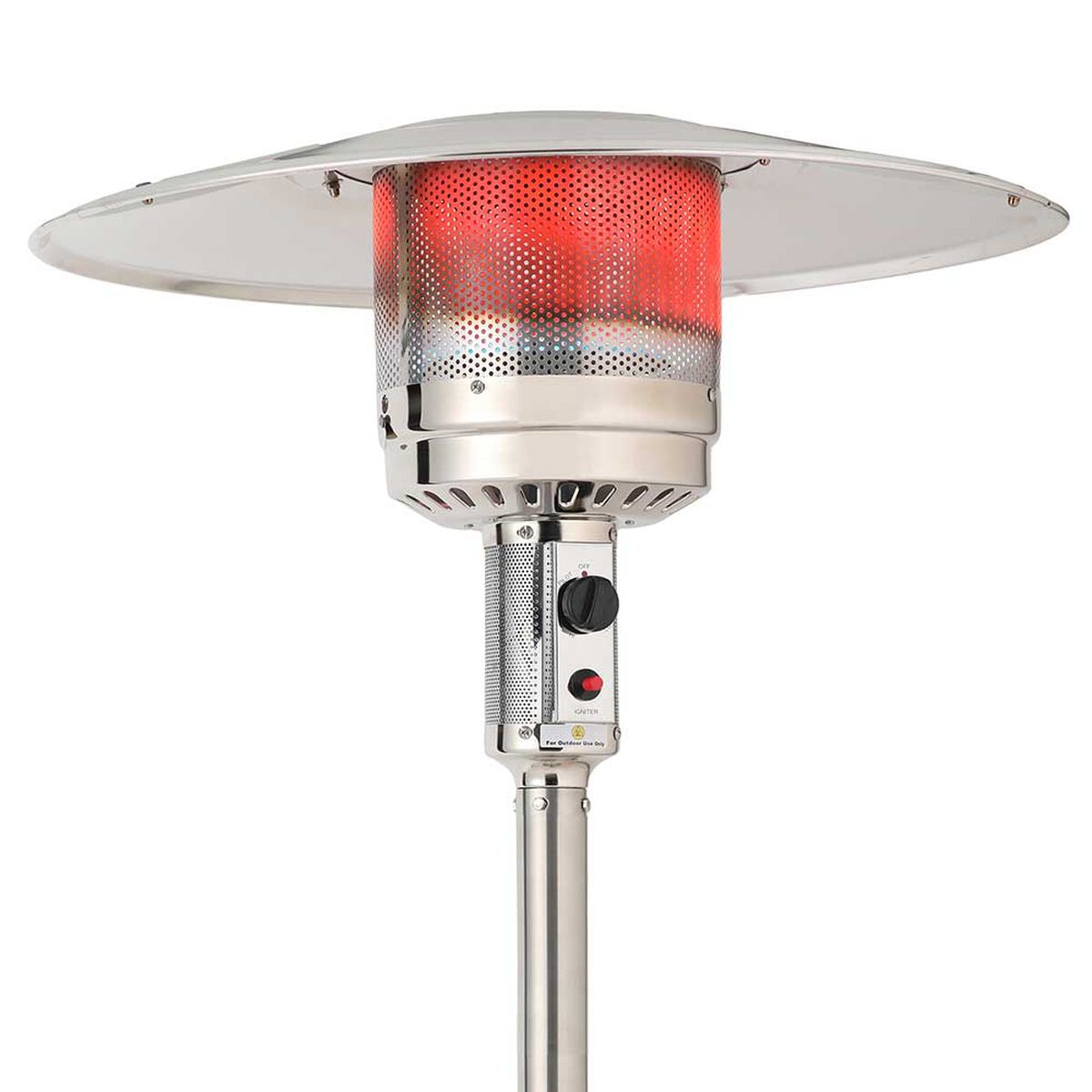 Estufa a Gas Exterior Terraza Klyma Setax Inox
