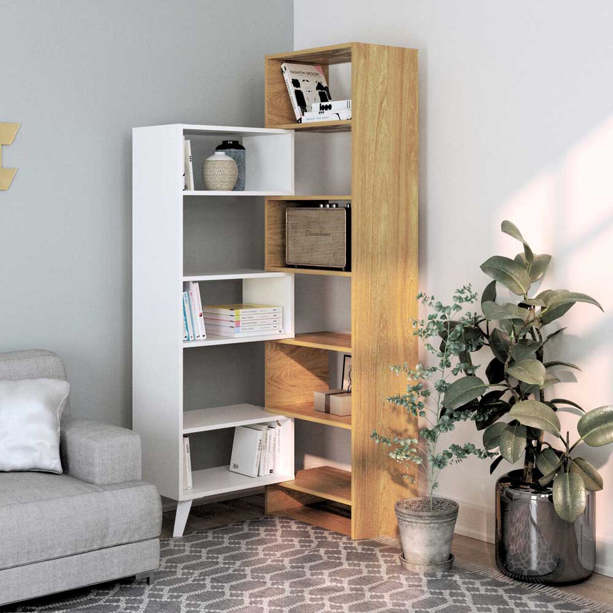 Estante Silcosil Unión Blanco Madera