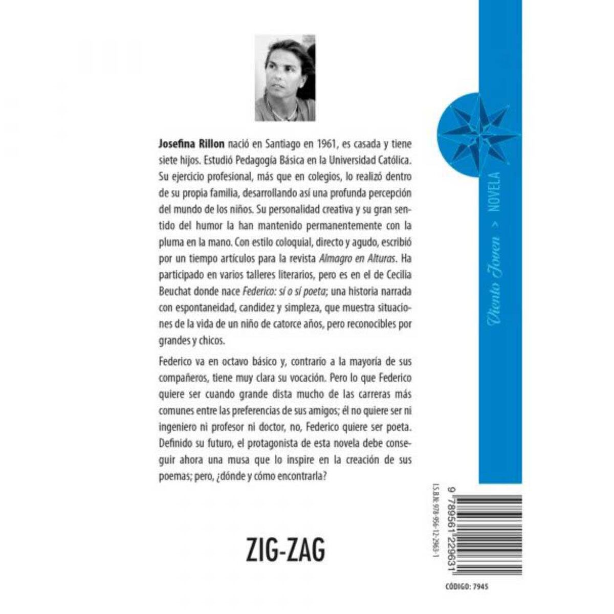 Libro Federico: Sí o Sí Poeta Josefina Rillón Zig-Zag