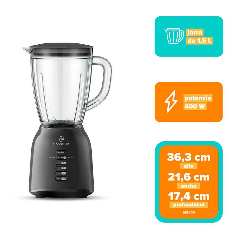 Licuadora Mademsa MBL40 1,5 L