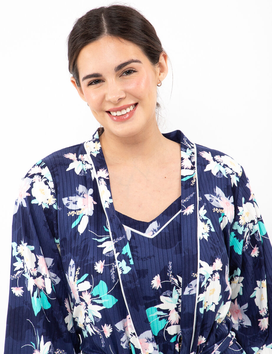 Bata Floreada Mujer Zibel
