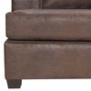 Sofá Seccional Innovamuebles Le Mans Doble Chaise XL 5 Cuerpos Café Envejecido