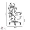 Silla Gamer Arthome Tokio Negra Azul