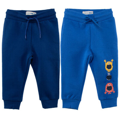 Pack 2 Pantalón Buzo de Algodón Chess Baby