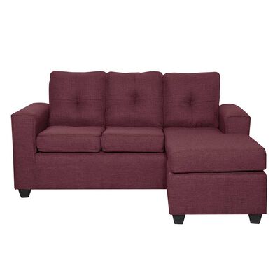 Imagen 1 del producto Sofá Seccional Black Factory Ranger 4 Cuerpos Burdeo