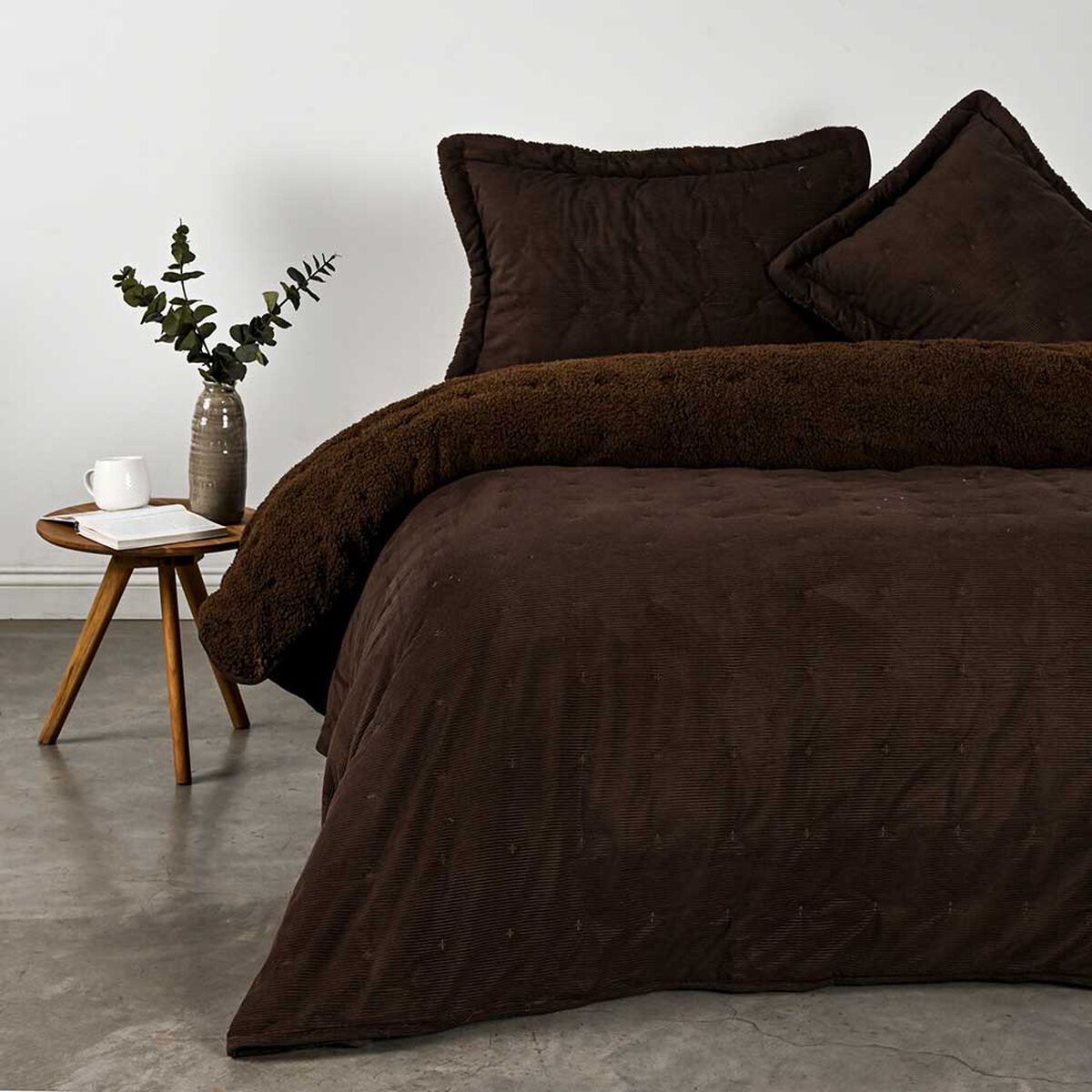 Cubrecama American Family 2 Plazas Cafe Cafe