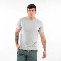 Polera Manga Corta Hombre Icono Gris-M, VerdeM