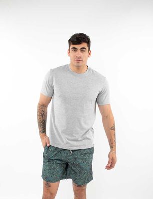 Imagen 1 del producto Polera Manga Corta Hombre Icono Gris-M, VerdeM