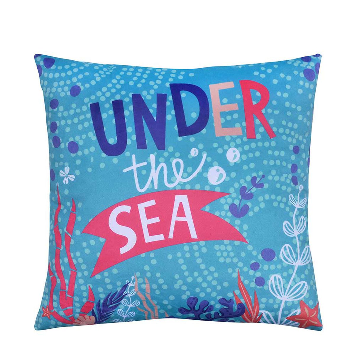 Cojín Estampado Disney Sea 40 x 40 cm