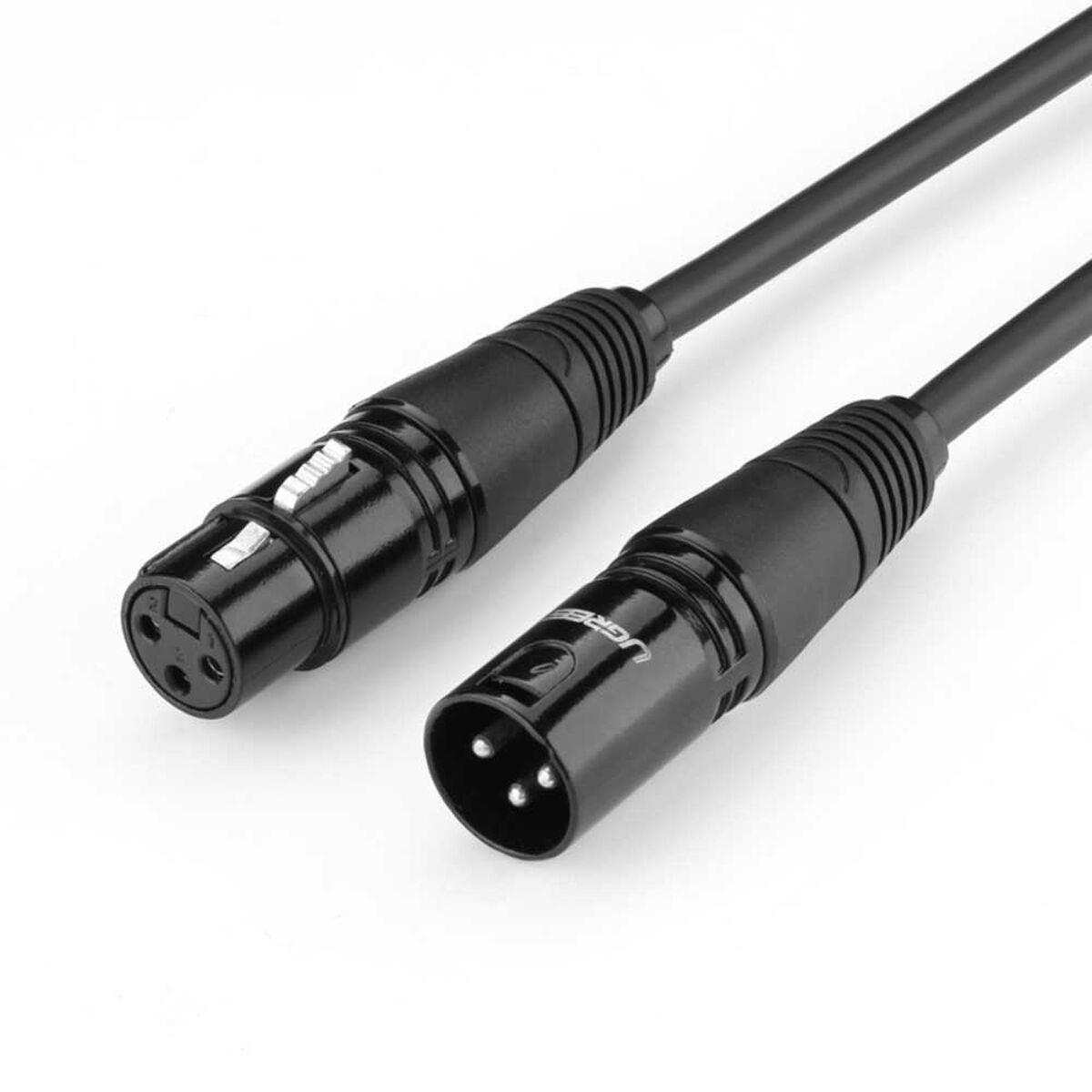 Cable De Audio M/H Xlr/Xlr 10M  Negro Ugreen Av130