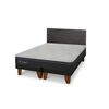 Cama Europea CIC Base Dividida 2 Plazas Hybrid Plus Infinity + Respaldo Villarrica