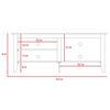Mesa de Centro + Rack Hasta 65" TuHome Essential