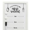 Pizarra Plástico Vgo Kitchen 20 x 50 cm Blanco