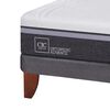 Cama Europea CIC 1,5 Plazas Ortopedic Advance + Respaldo + Velador Tigris