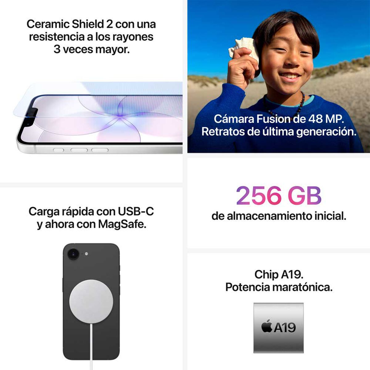 Apple iPhone 17e 5G 256 GB 6,1" Pink