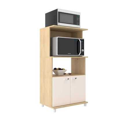 Mueble Multiuso Altavision DALLAS CAR 2 Puertas Café Blanco