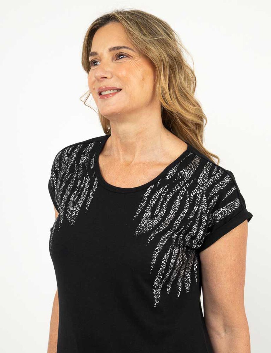 Polera Manga Corta Mujer Portman Club