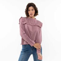 Polera Manga Larga Mujer Alma Malva