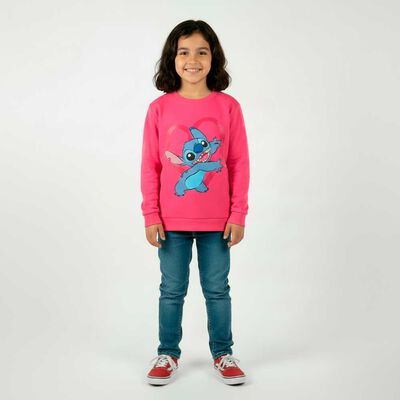 Imagen 1 del producto Polerón Stitch Niña Licencias Rosa