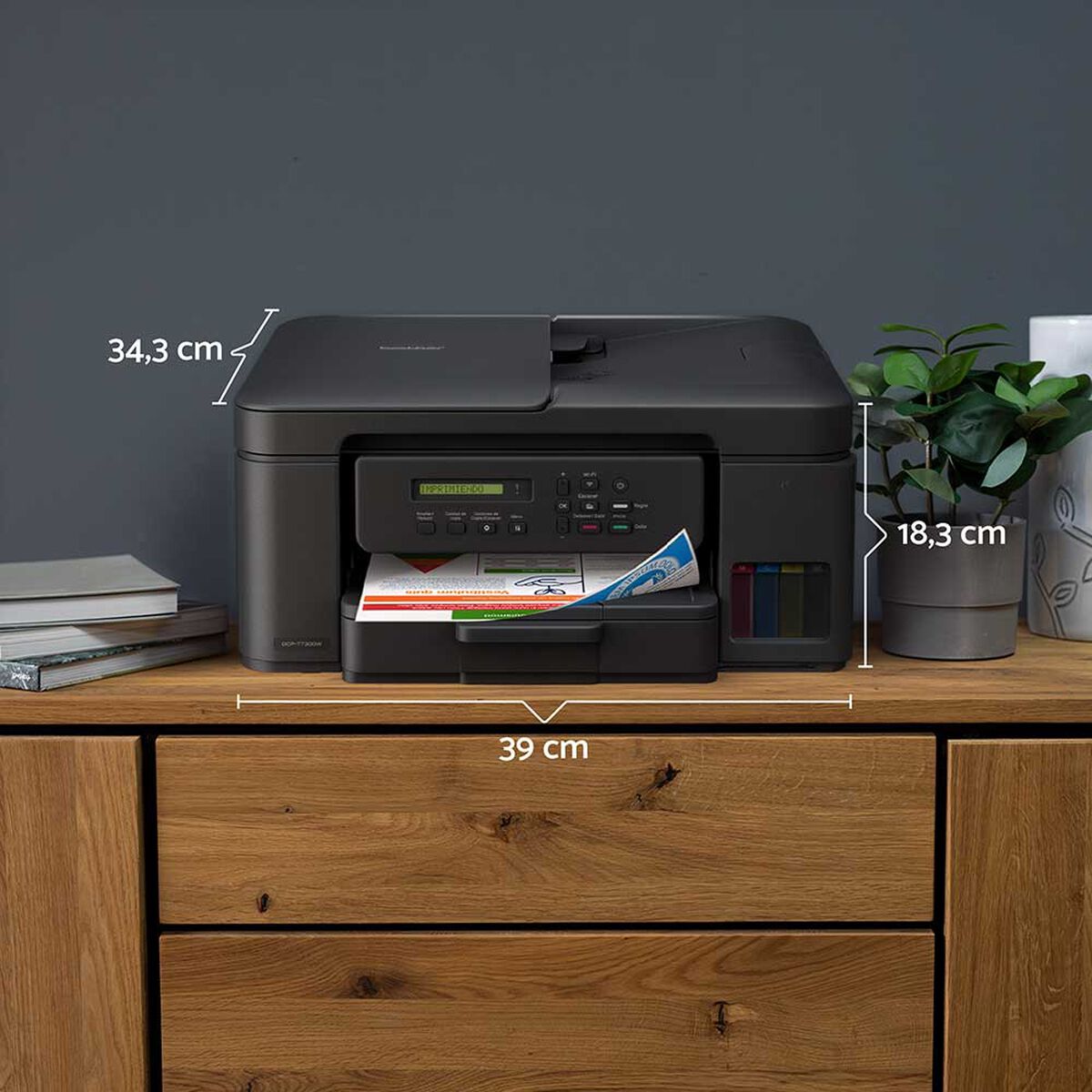 Multifuncional Brother Tinta Continua DCPT730DW Wifi, D&uacute;plex y ADF