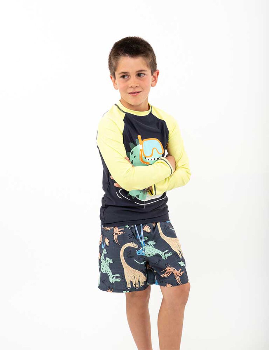 Traje de Ba&ntilde;o Polera UV 50+ Ni&ntilde;o Chess