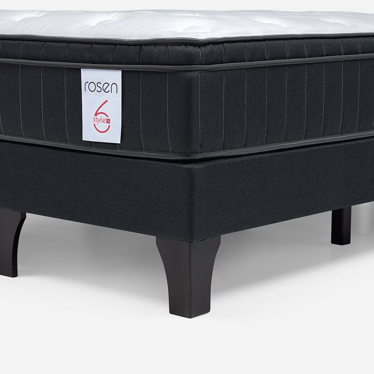 Cama Europea Rosen 2 Plazas New Style 6 Plus + Set Muebles Lucio